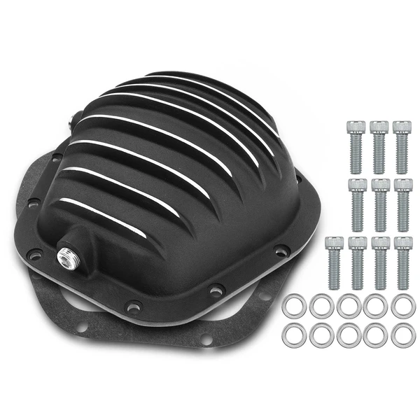 Rear Differential Cover with Gasket & Drain Plug for 1980-1998 Ford E-250 Econoline