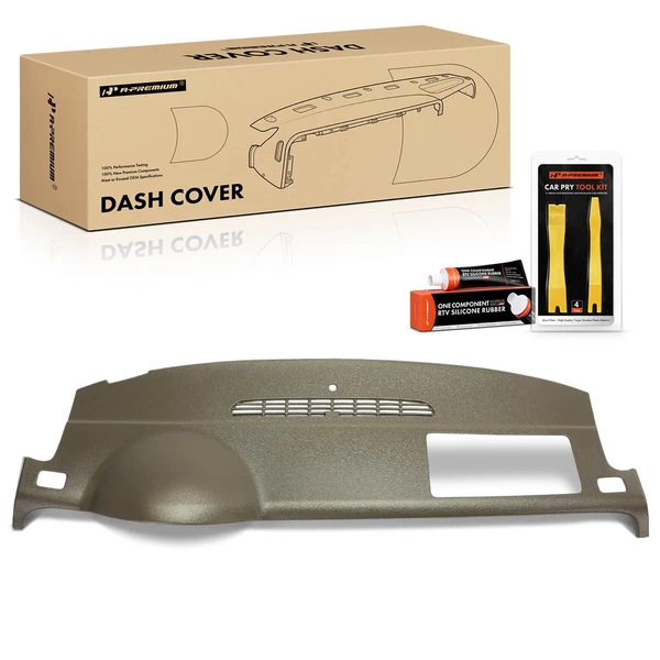 Upper Cashmere Dash Cover for 2007-2014 GMC Sierra 2500 HD