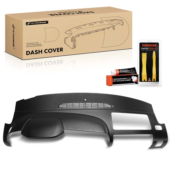 Upper Black Dash Cover for 2007-2013 Chevrolet Silverado 1500