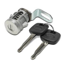 Rear Tailgate Door Lock Cylinder Set for 2016-2023 Toyota Tacoma