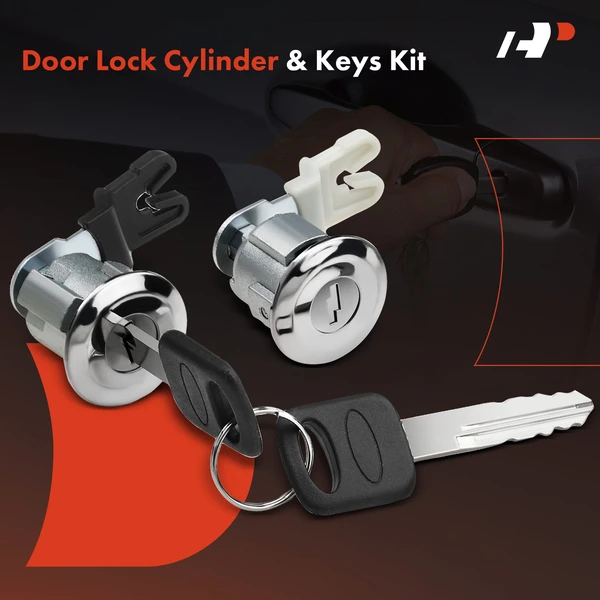 2 Pcs Door Lock Cylinder & Keys for Ford F-150 E-150 E-250 Mercury Mazda Truck SUV
