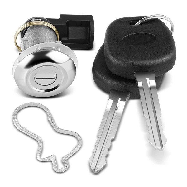 Rear Fuel Filler Lid Door Lock Cylinder with 2 Keys for 2000-2003 Toyota Tundra