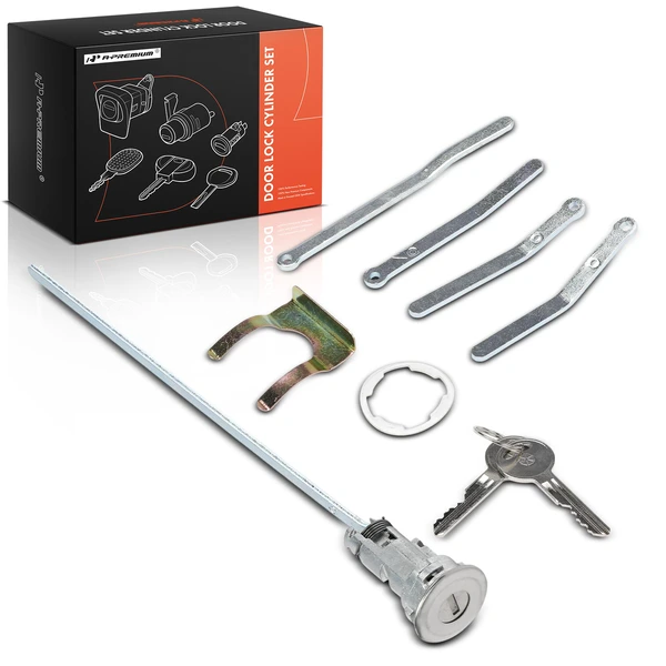 3 Pcs Tailgate Trunk Door Lock Cylinder Set for 1960-1972 Dodge Dart