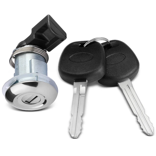 Rear Fuel Filler Lid Door Lock Cylinder with 2 Keys for Toyota Tacoma 1995-2004