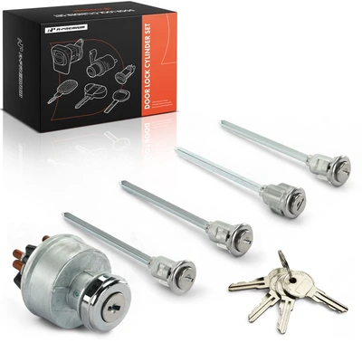 5 Pcs Door Lock Cylinder Set with 4 Keys