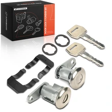 2 Pcs Door Lock Cylinder Set with 2 Keys for 1975-1978 1980-1985 Ford E-350 Econoline