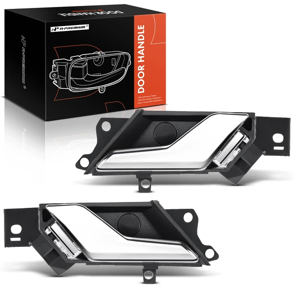 2 Pcs Left & Right Chrome Interior Door Handle for 2008-2010 Saturn Vue