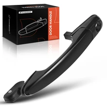 Front Passenger Black Exterior Door Handle with Keyhole for 2005-2009 Hyundai Tucson