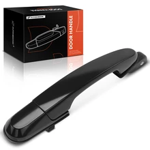 Rear Driver Black Exterior Door Handle without Keyhole for 2005-2009 Hyundai Tucson