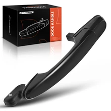 Rear Passenger Black Exterior Door Handle without Keyhole for 2005-2009 Hyundai Tucson
