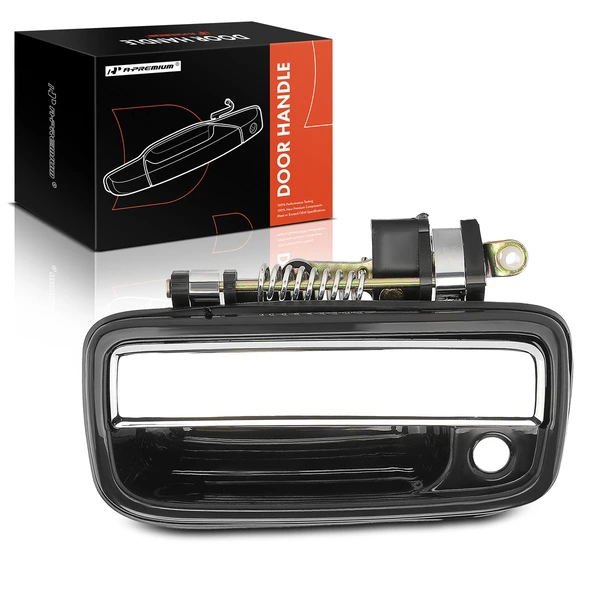 Front Driver Textured Black Exterior Door Handle for 1995-2004 Toyota Tacoma