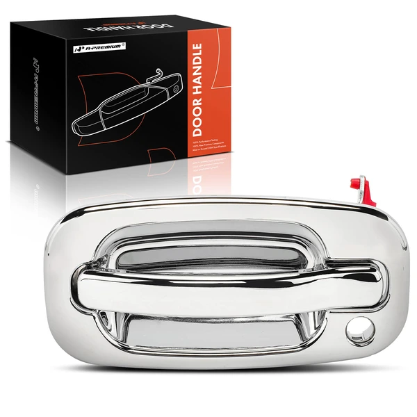 Front Driver Chrome Exterior Door Handle for 2001-2003 2005-2006 GMC Sierra 1500 HD