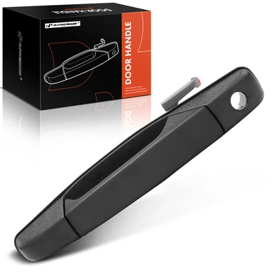 Front Driver Textured Black Exterior Door Handle