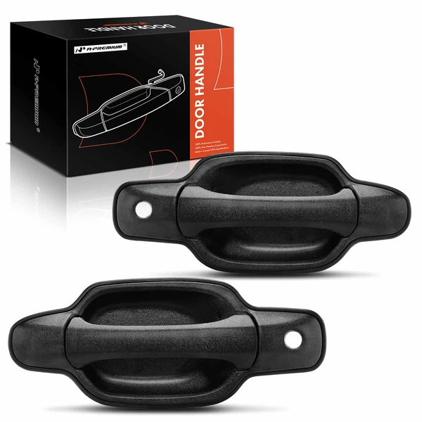 Textured Black Front Right Exterior Door Handle for 2004-2012 GMC Canyon