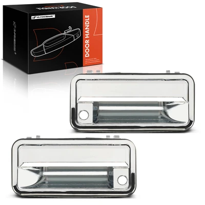 2 Pcs Front Left & Right Chrome Exterior Door Handle