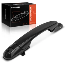 Front Driver Black Exterior Door Handle with Keyhole for 2005-2009 Hyundai Tucson