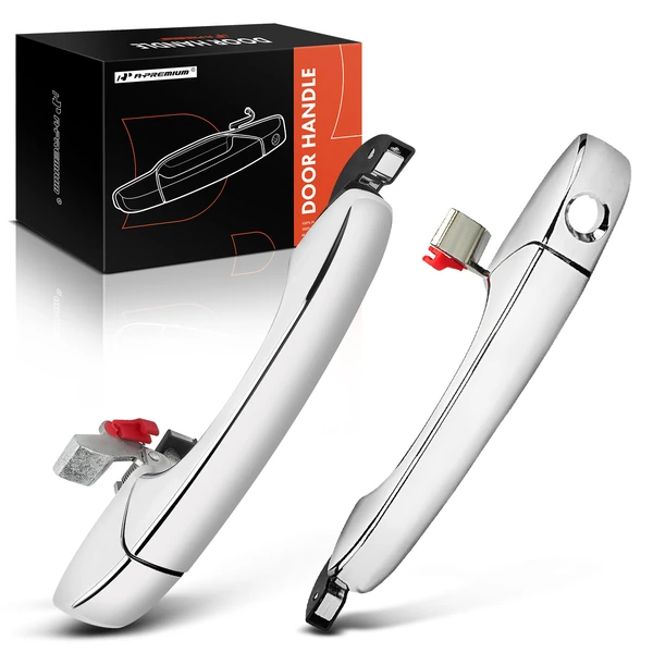 2 Pcs Front Chrome Exterior Door Handle for 2005-2008 Dodge Magnum