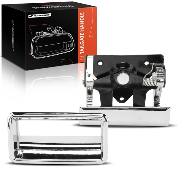 Rear Chrome Tailgate Handle & Bezel for 1991-2002 Chevrolet C3500HD