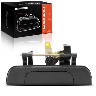 Textured Black Tailgate Latch Handle