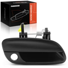 Front Passenger Smooth Black Exterior Door Handle with Keyhole for 2001-2006 Hyundai Elantra