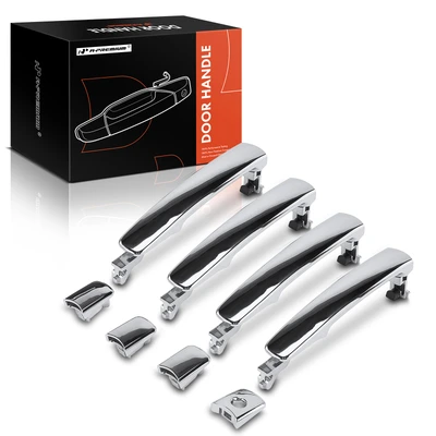4 Pcs Front & Rear Chrome Exterior Door Handle