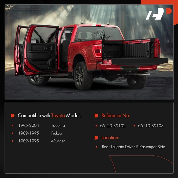 A-Premium APDHG022 Tailgate Hinge Rear Tailgate