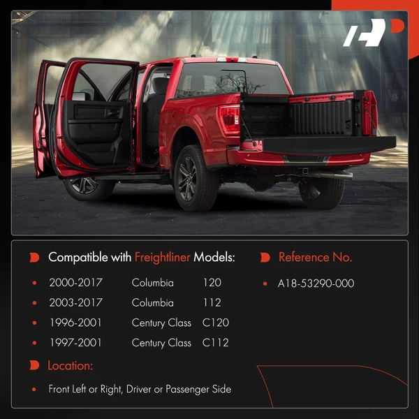 Front Driver or Passenger Door Hinge for Freightliner Columbia 00-17 Century Class 96-01