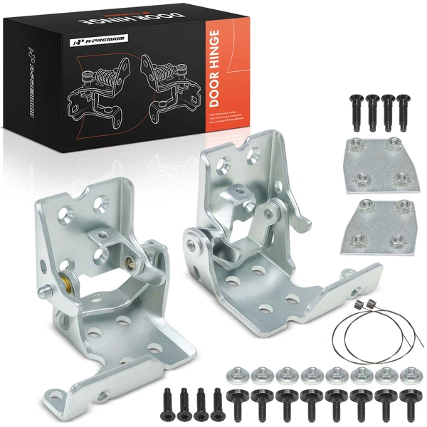 2 Pcs Front Door Hinge for 2007 GMC Sierra 3500 Classic