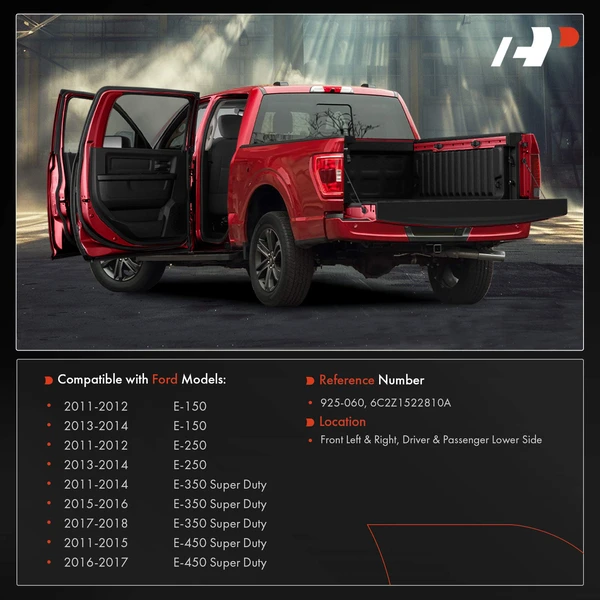 Front Driver or Passenger Lower Door Hinge for Ford E-150 E-250 E-350 E-450 Super Duty