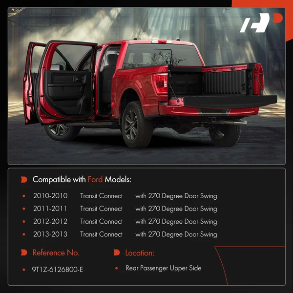 Rear Passenger Upper Door Hinge for Ford Transit Connect 2010-2013