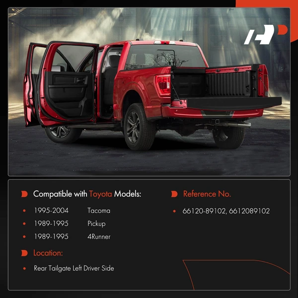 A-Premium APDHG140 Tailgate Hinge Rear Tailgate Driver