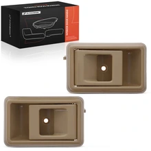 2 Pcs Front or Rear Beige Interior Door Handle