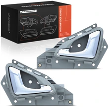 2 Pcs Front Chrome & Olive Interior Door Handle