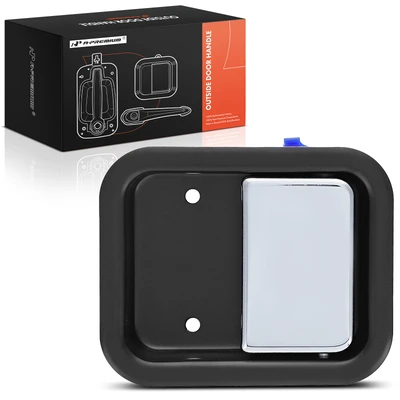 Driver Black & Chrome Interior Door Handle