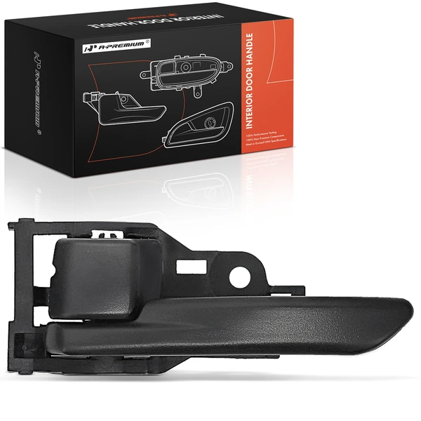 Front Driver or Rear Driver Black Interior Door Handle for Toyota RAV4 19-21 Highlander