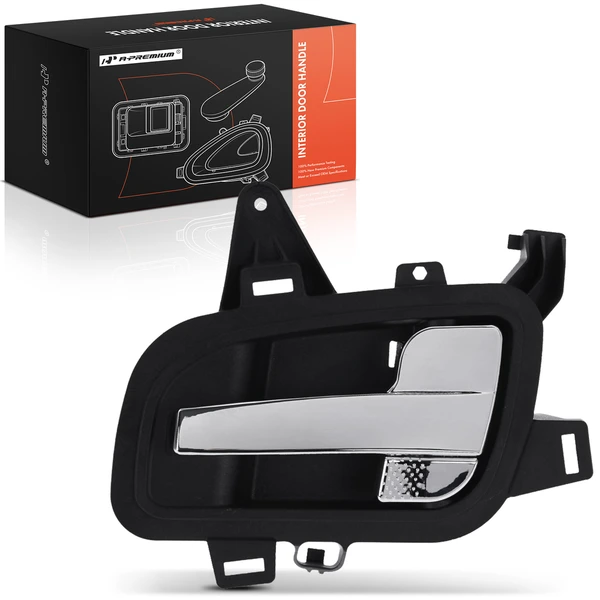 Front Passenger Chrome & Texture Black Interior Door Handle for International Harvester