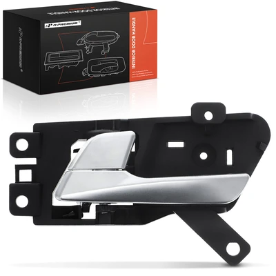 Front Driver or Rear Driver Silver Interior Door Handle