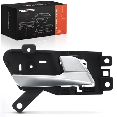 Front Passenger or Rear Passenger Silver Interior Door Handle