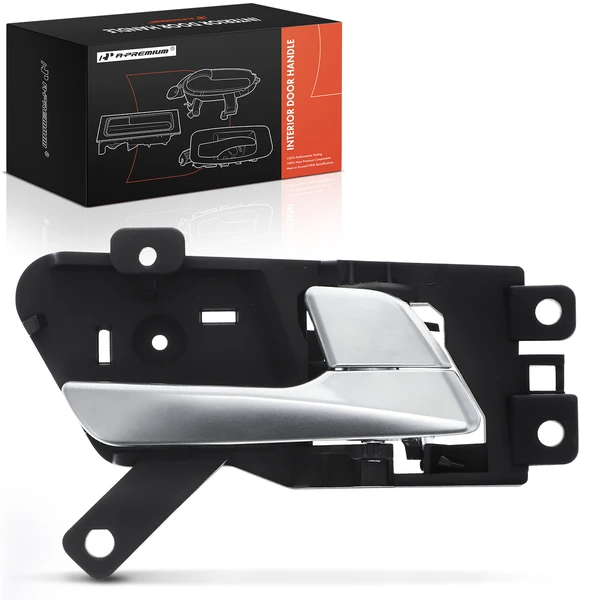 Front Passenger or Rear Passenger Silver Interior Door Handle for 2015-2023 Hyundai Sonata