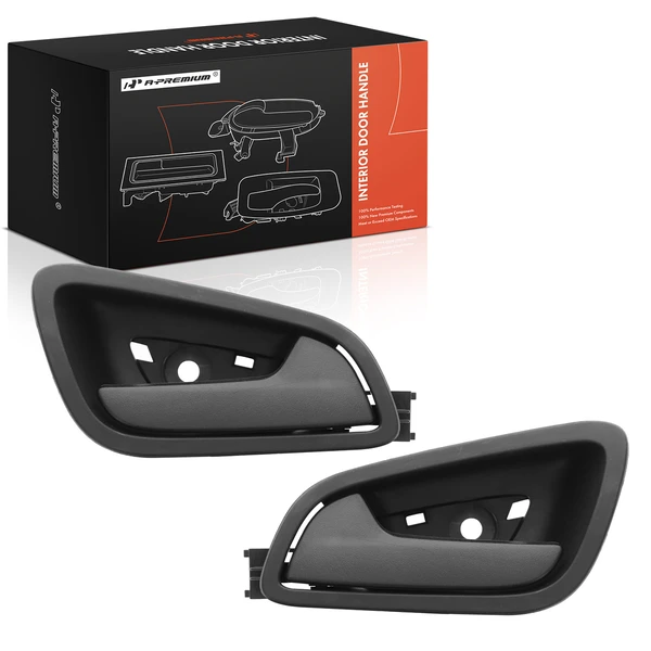 2 Pcs Rear Black Interior Door Handle for Ford Escape 2013-2019