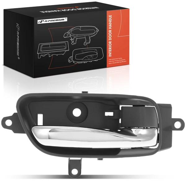 Front Passenger or Rear Passenger Chrome & Gray Interior Door Handle for Nissan Pathfinder