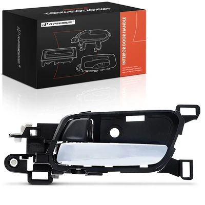 Driver Chrome & Black Interior Door Handle