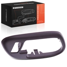 Front Driver Red Interior Door Handle Bezel with Lock Hole