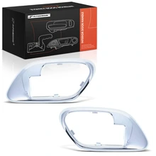 2 Pcs Front or Rear Chrome Interior Door Handle Bezel for 1996-1999 Chevrolet C1500