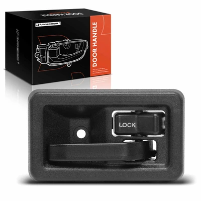 Front Passenger Black Interior Door Handle