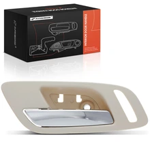Front Driver Chrome & Darker Beige Interior Door Handle for 2007-2014 Cadillac Escalade