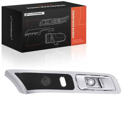 Front Passenger Chrome & Gray Interior Door Handle