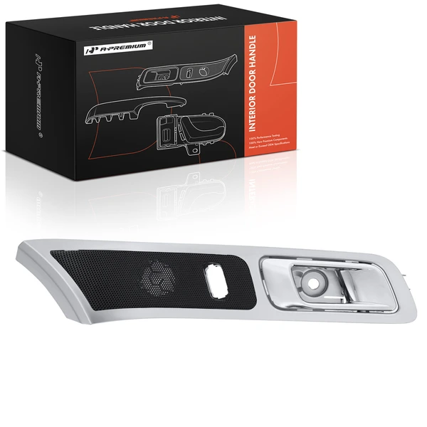 Front Passenger Chrome & Gray Interior Door Handle for for Ford Explorer 11-15