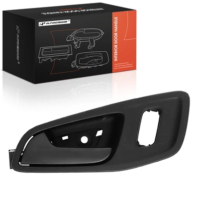 Front Driver Black Interior Door Handle