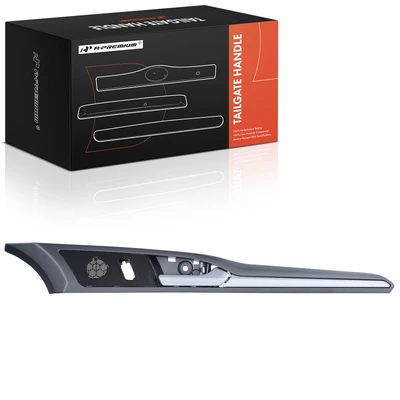 Front Passenger Silver Lever & Gray Housing Interior Door Handle